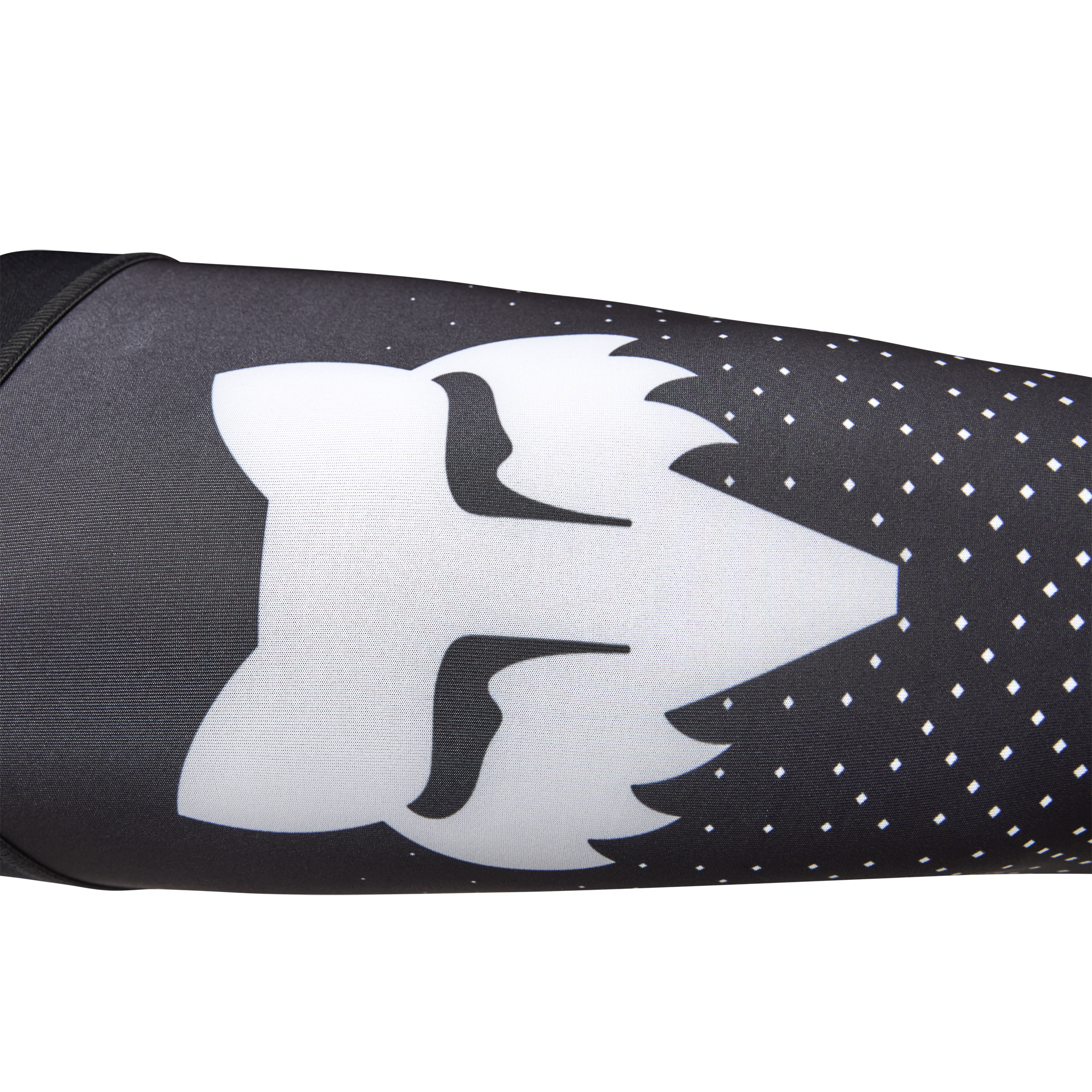 Fox Motocross Socks Long Kneebrace Flexair Fracture - White / Black