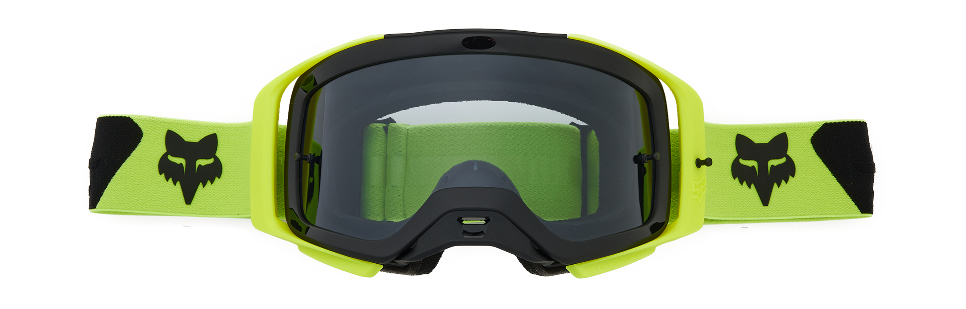 Fox Motocross Goggle Airspace II Core - Flo Yellow - Dark Grey