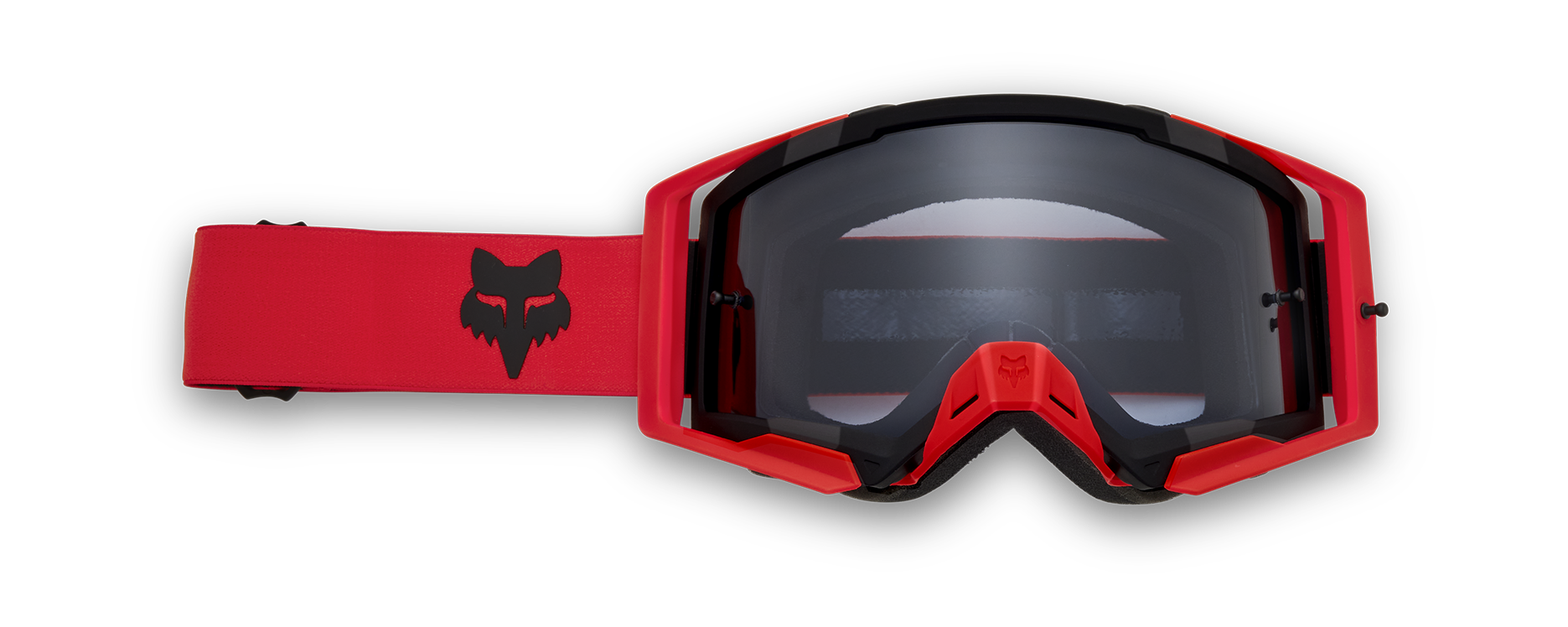Fox Motocross Goggle Airspace II Core - Flo Red - Grey