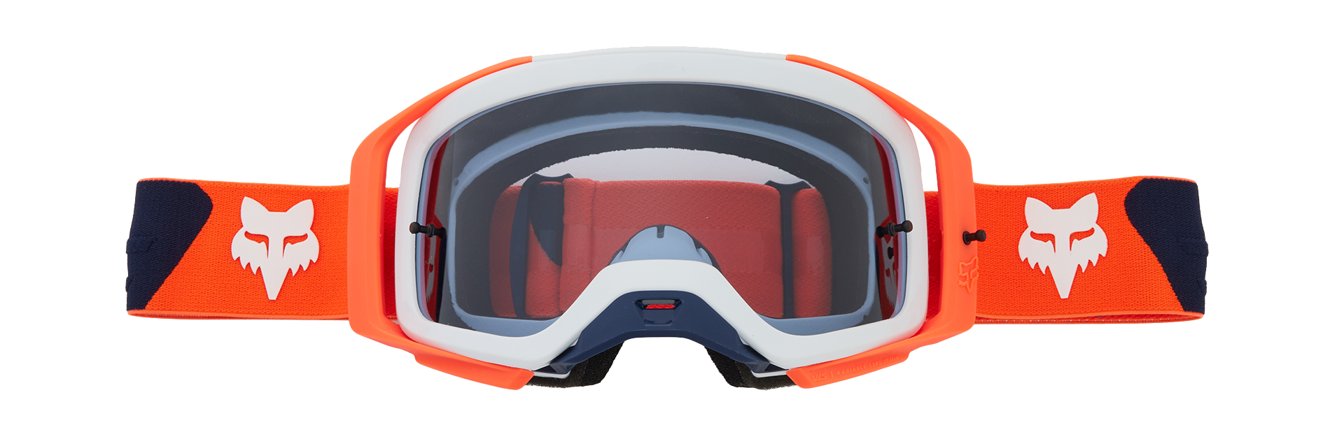 Fox Motocross Goggle Airspace II Core - Navy / Orange - Dark Grey
