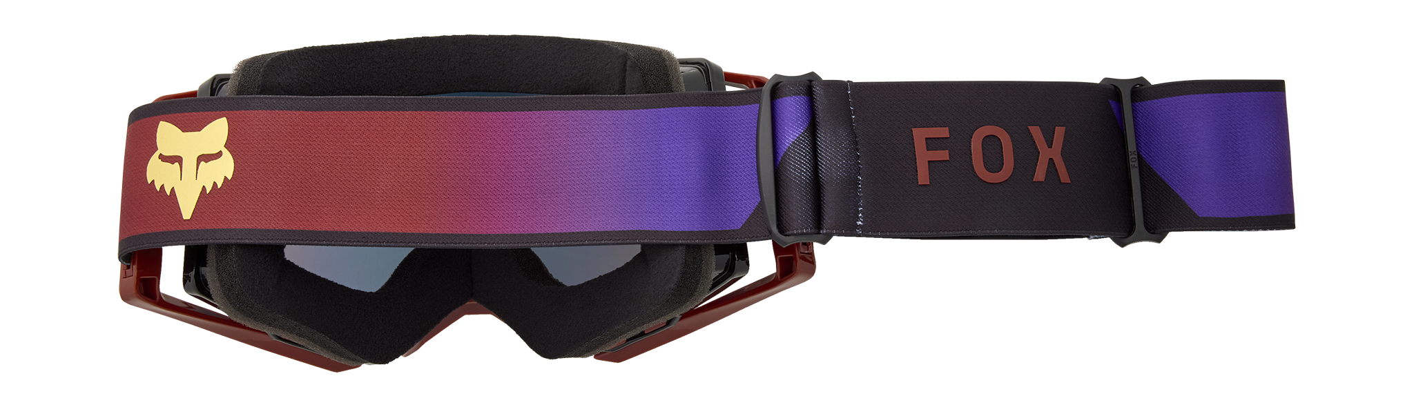 Fox Motocross Goggle Airspace II Drip - Rust - Gold Spark