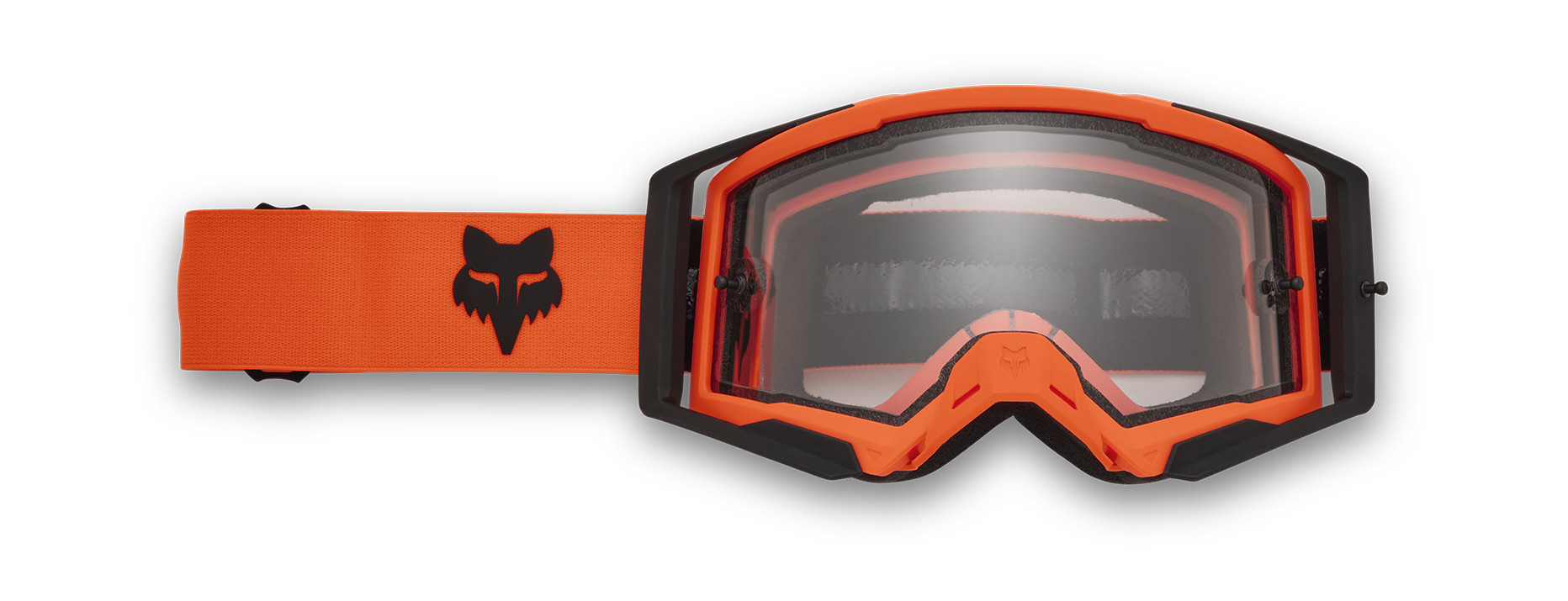 Fox Motocross Goggle Airspace II Enduro - Fluo Orange - Clear