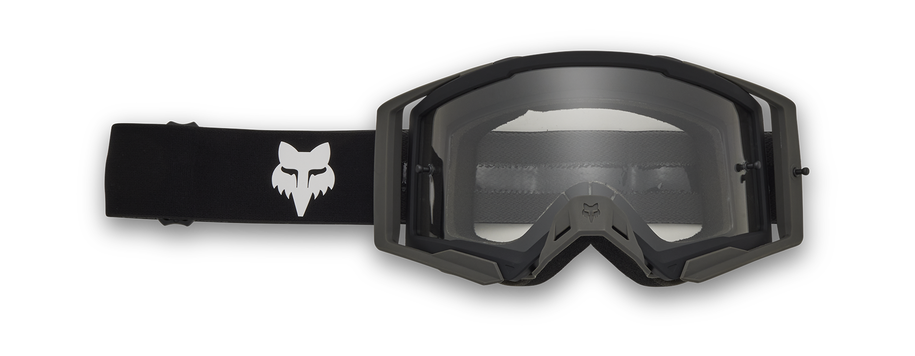 Fox Motocross Goggle Airspace II Sand - Black - Clear