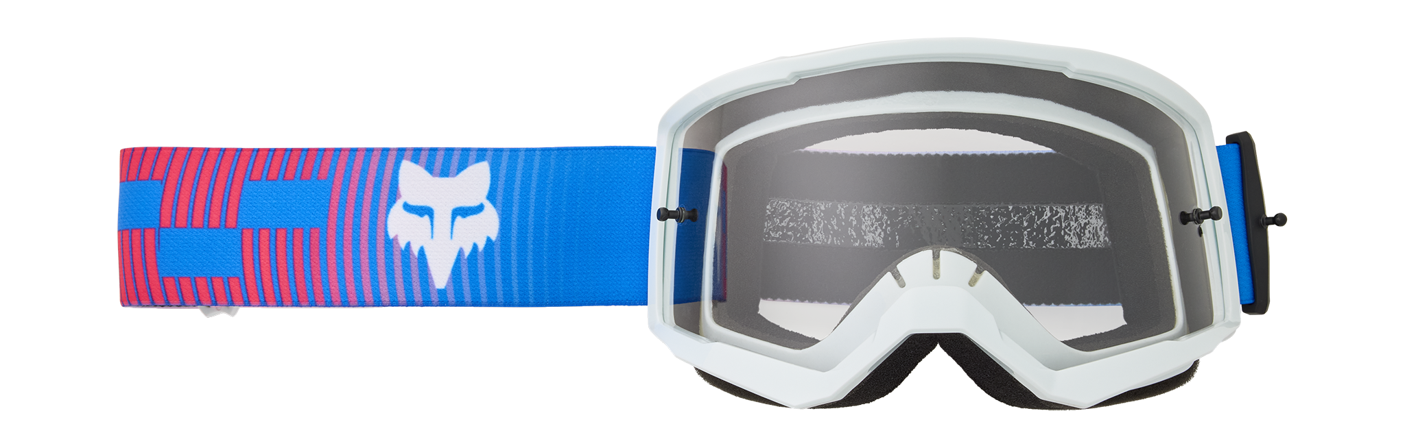 Fox Motocross Goggle Main II Collect - Blue / Pink - Clear