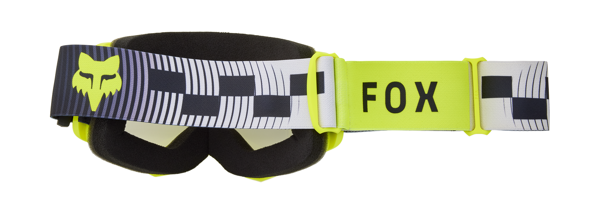 Fox Motocross Goggle Main II Collect - Grey / Yellow - Clear