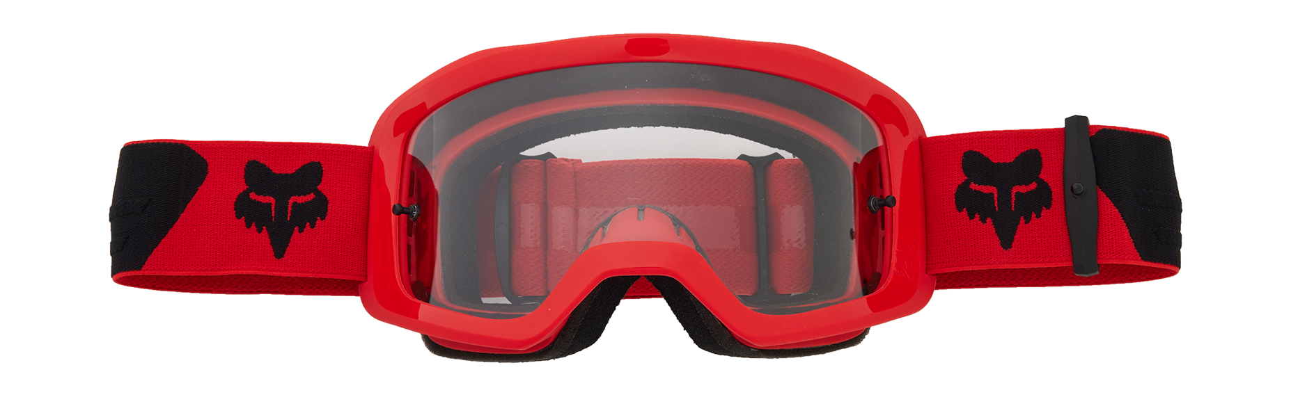 Fox Motocross Goggle Main II Core - Flo Red / Black - Clear