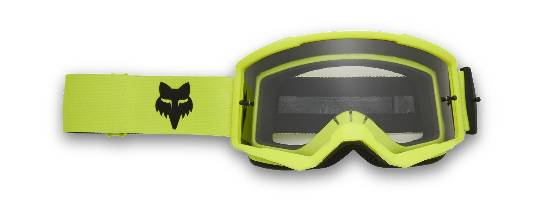 Fox Motocross Goggle Main II Core - Fluo Yellow - Clear