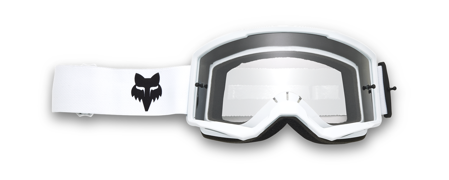Fox Motocross Goggle Main II Core - White - Clear