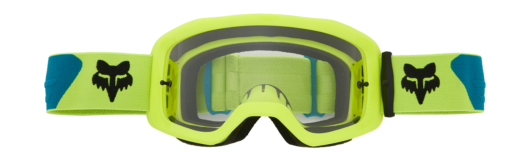 Fox Motocross Goggle Main II Sand - Flo Yellow - Clear