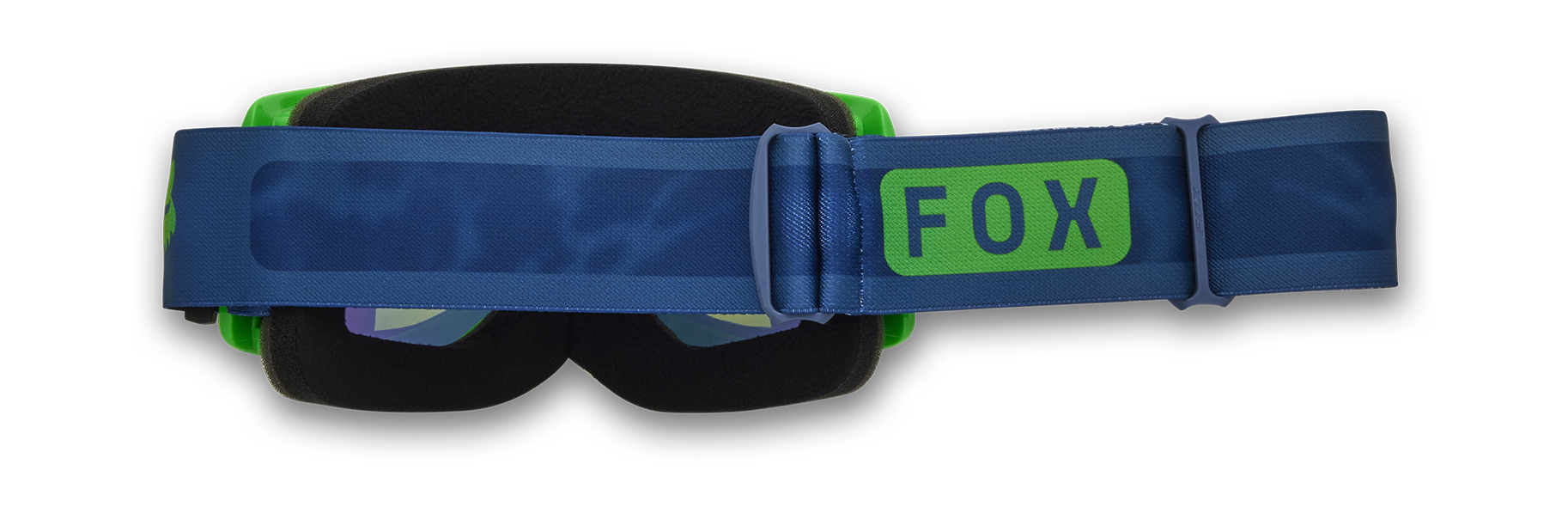 Fox Motocross Goggle Main II Taunt - Navy - Green Spark