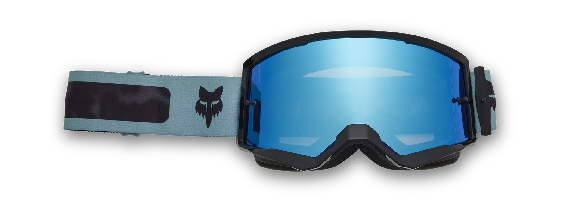Fox Motocross Goggle Main II Taunt - Black - Blue Spark