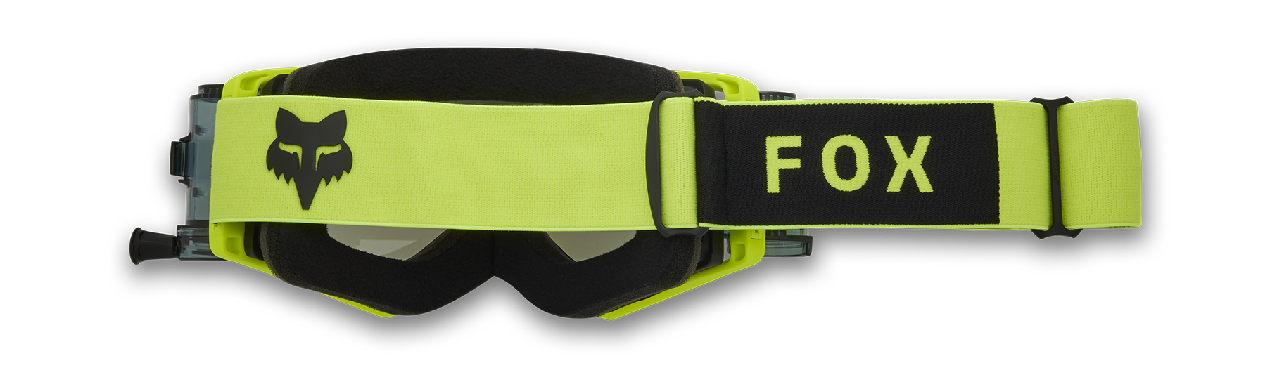 Fox Motocross Goggle Roll-Off Airspace II - Fluo Yellow - Clear
