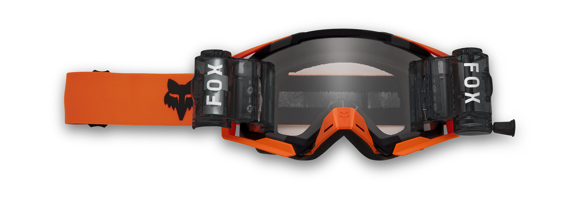 Fox Motocross Goggle Roll-Off Airspace II - Fluo Orange - Clear