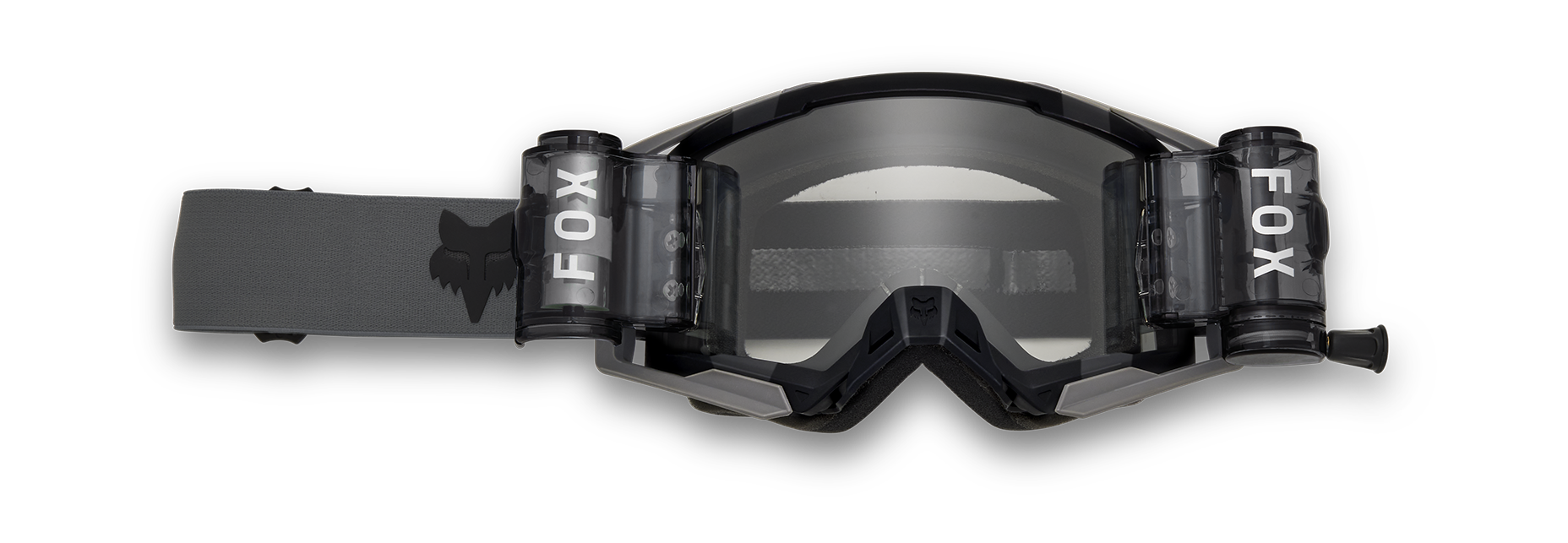 Fox Motocross Goggle Roll-Off Airspace II - Black - Clear