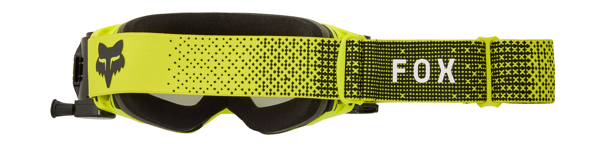Fox Motocross Goggle Roll-Off Vue - Fluo Yellow - Clear