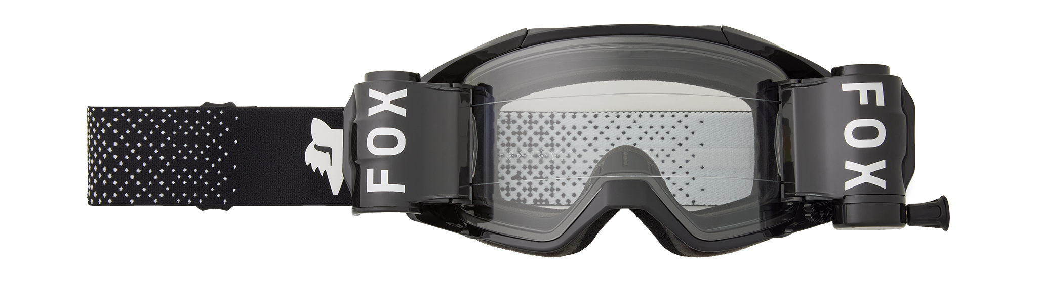 Fox Motocross Goggle Roll-Off Vue - Black - Clear