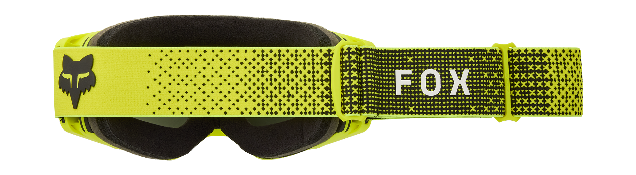 Fox Motocross Goggle Vue Core - Fluo Yellow - Chrome Spark