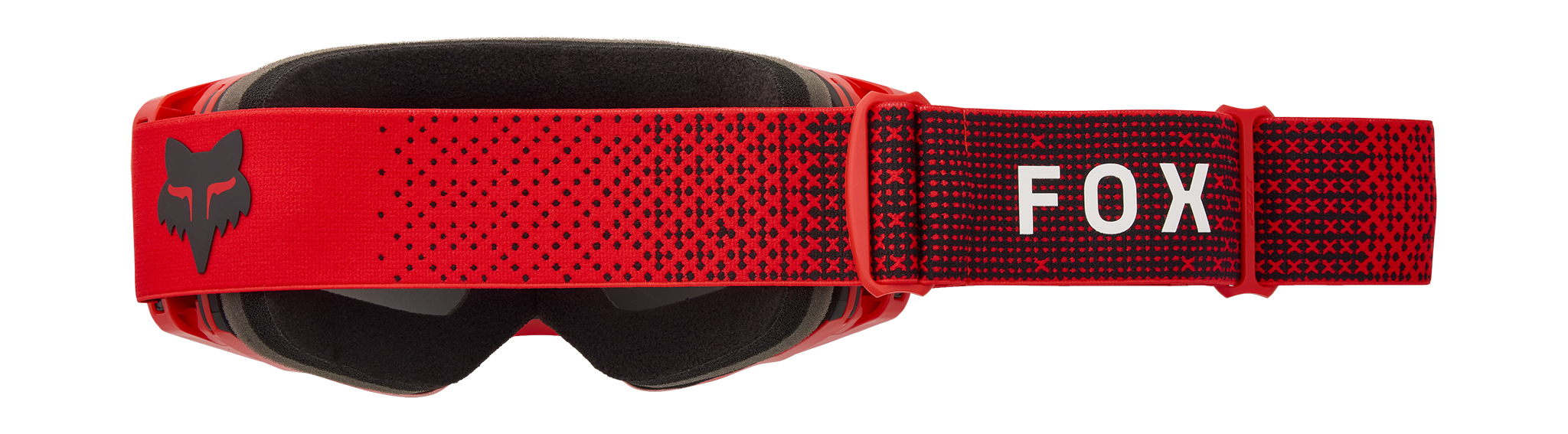 Fox Motocross Goggle Vue Core - Fluo Red - Chrome Spark