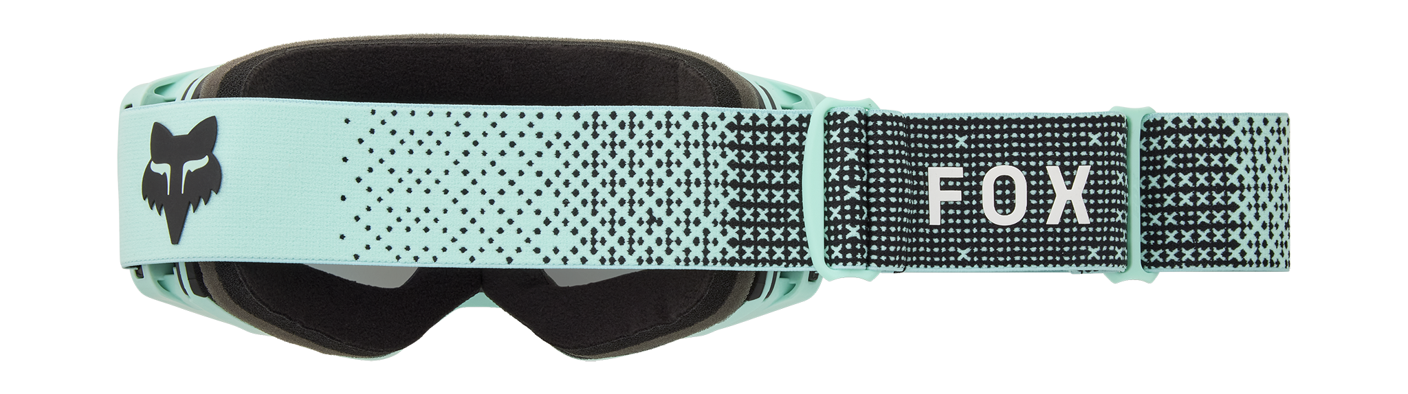 Fox Motocross Goggle Vue Core - Turquoise - Injected Vivid Red