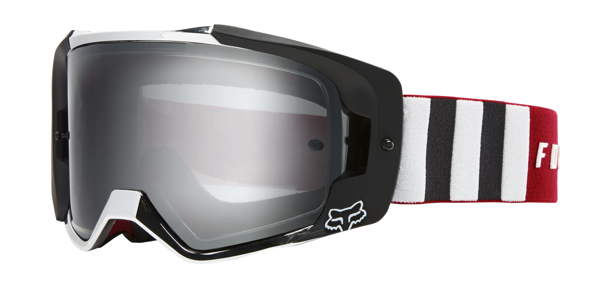 Fox Motocross Goggle Vue Vlar - Flame Red - Chrome Spark