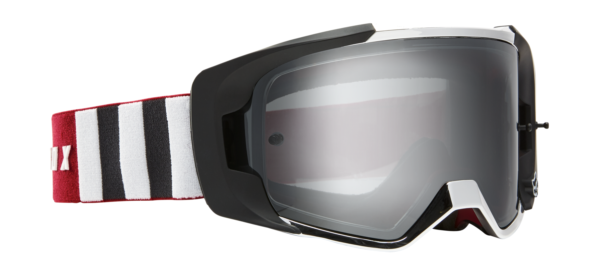 Fox Motocross Goggle Vue Vlar - Flame Red - Chrome Spark