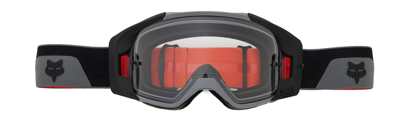 Fox Motocross Goggle Vue X - Black / Grey - Clear