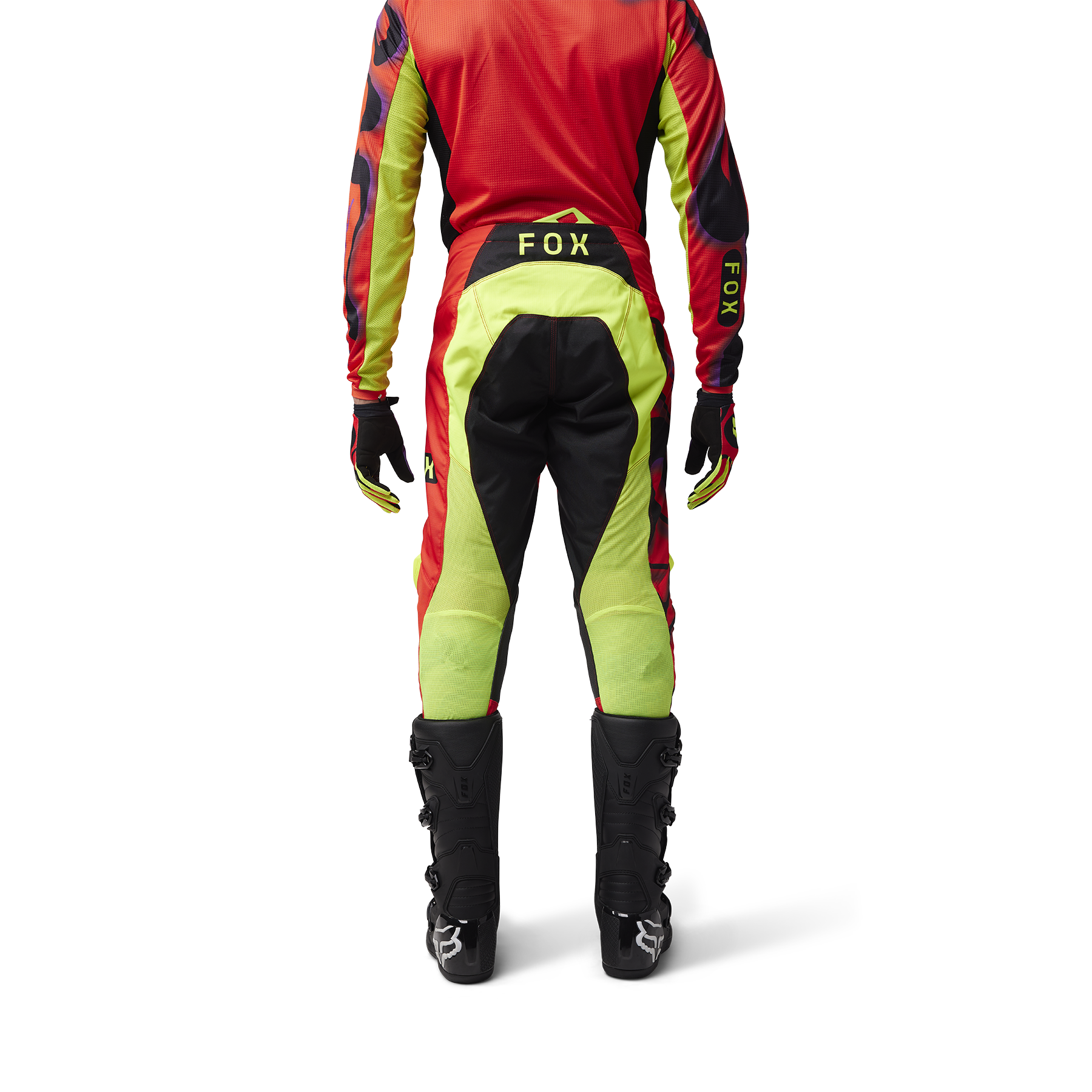 Fox Motocross Pants 180 Emotion - Fluo Red