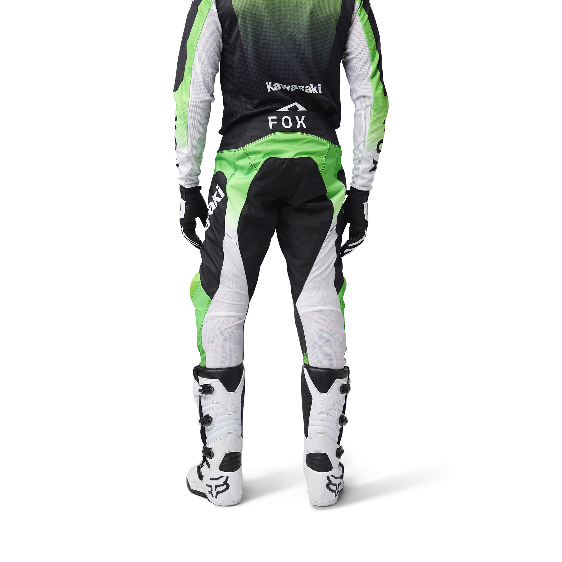 Fox Motocross Pants 180 Kawasaki - Fluo Green