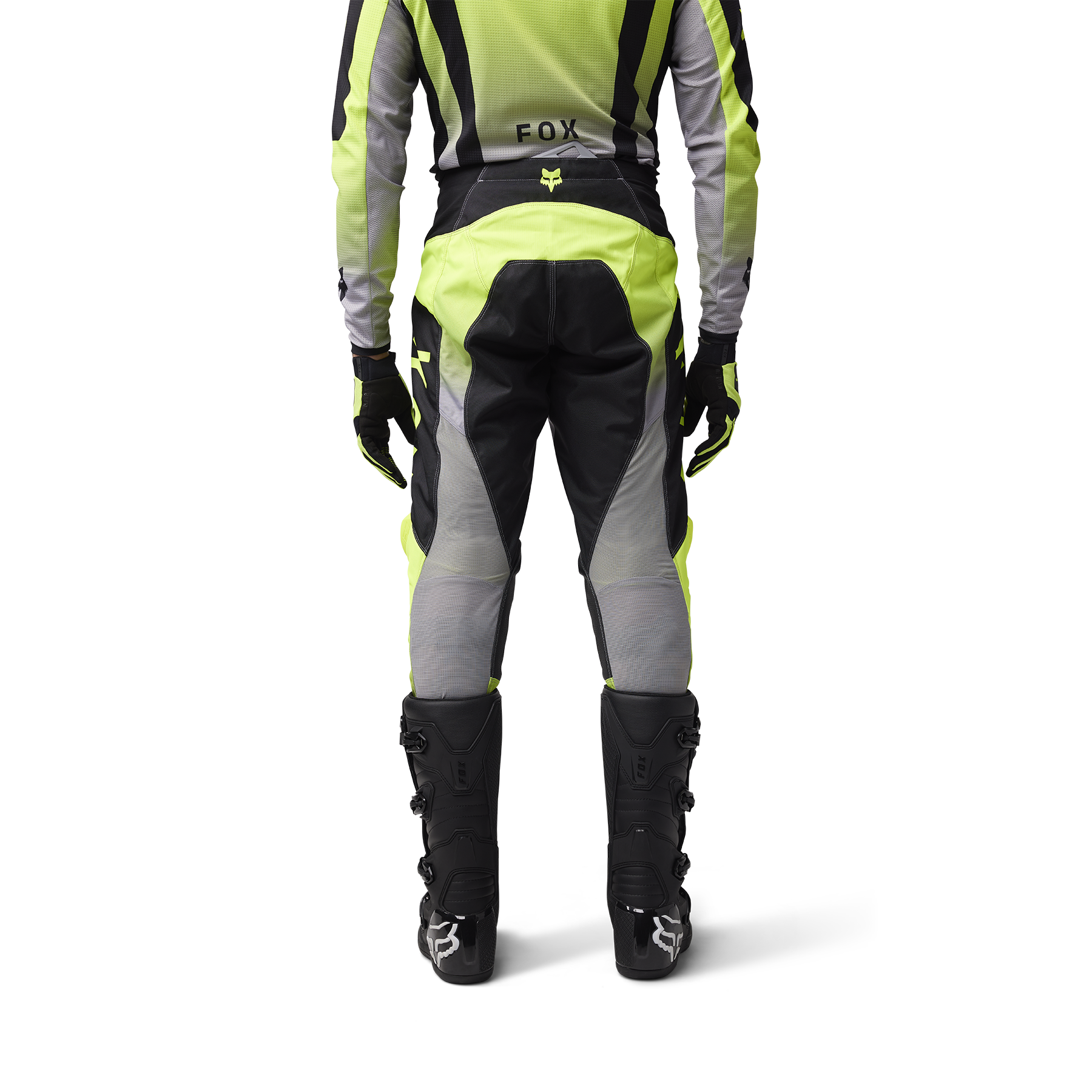 Fox Motocross Pants 180 Lean - Fluo Yellow