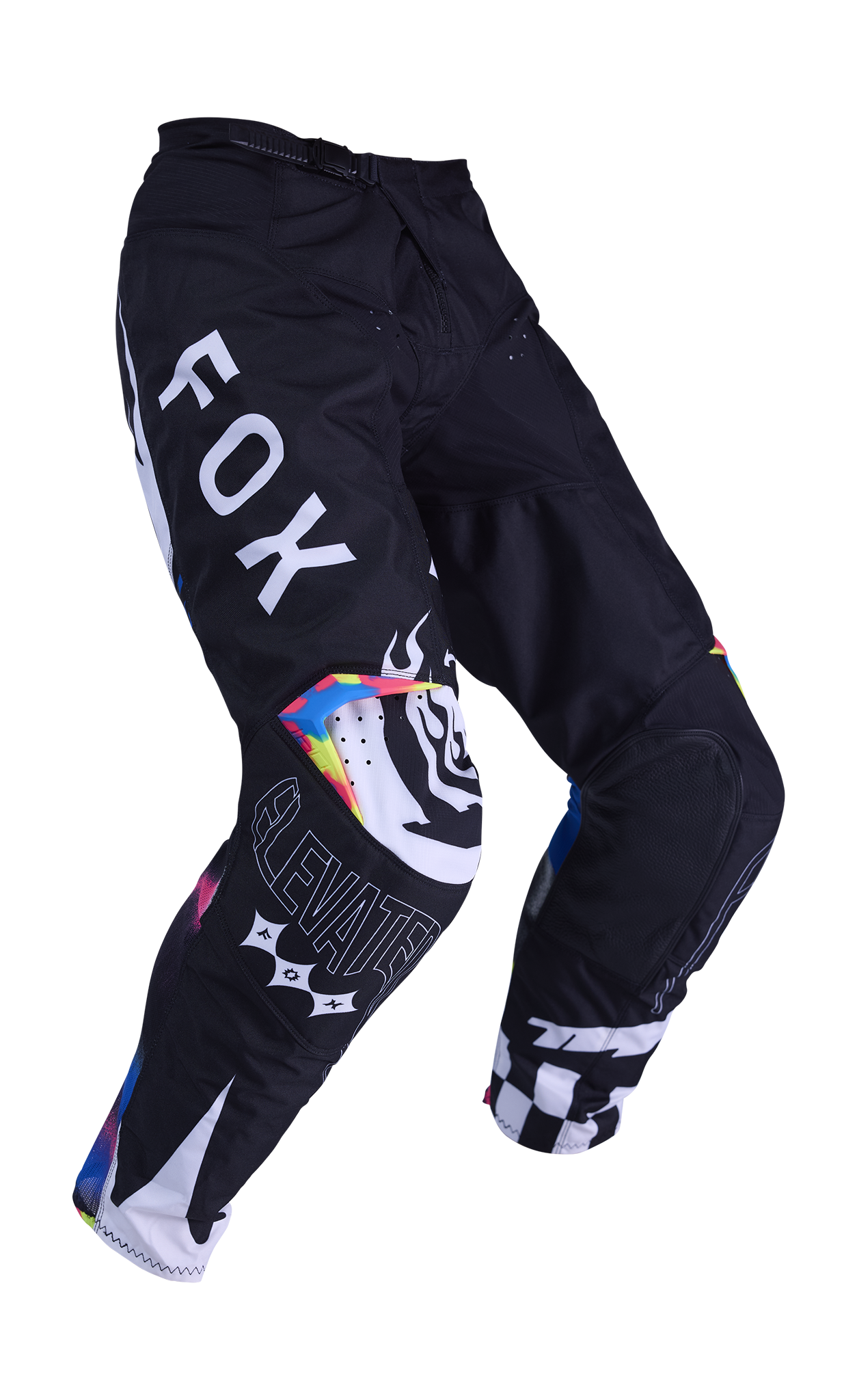 Fox Motocross Pants 2026 180 Image Cosmo - White / Black