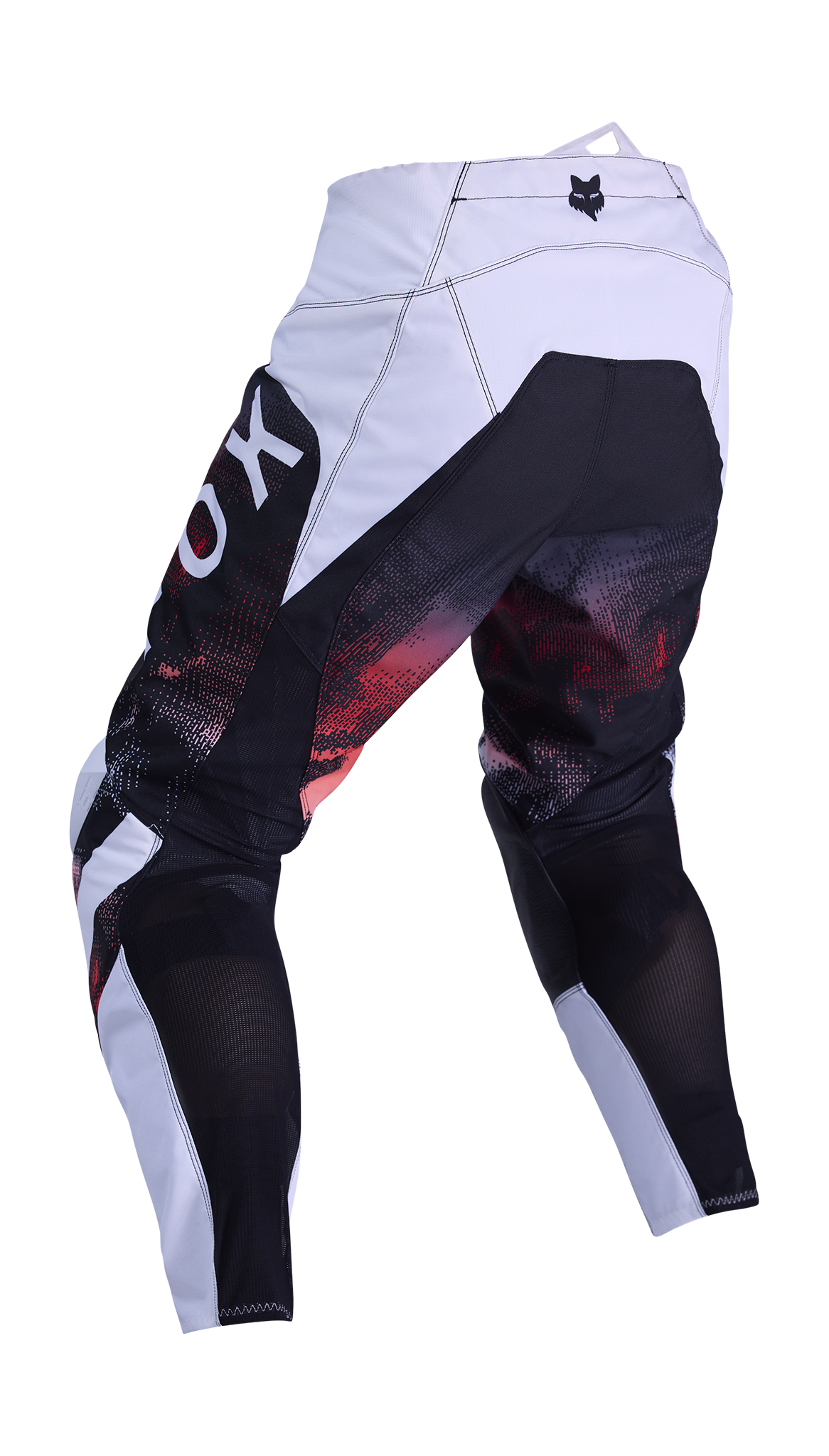 Fox Motocross Pants 2026 180 Kairos - White / Fluo Red