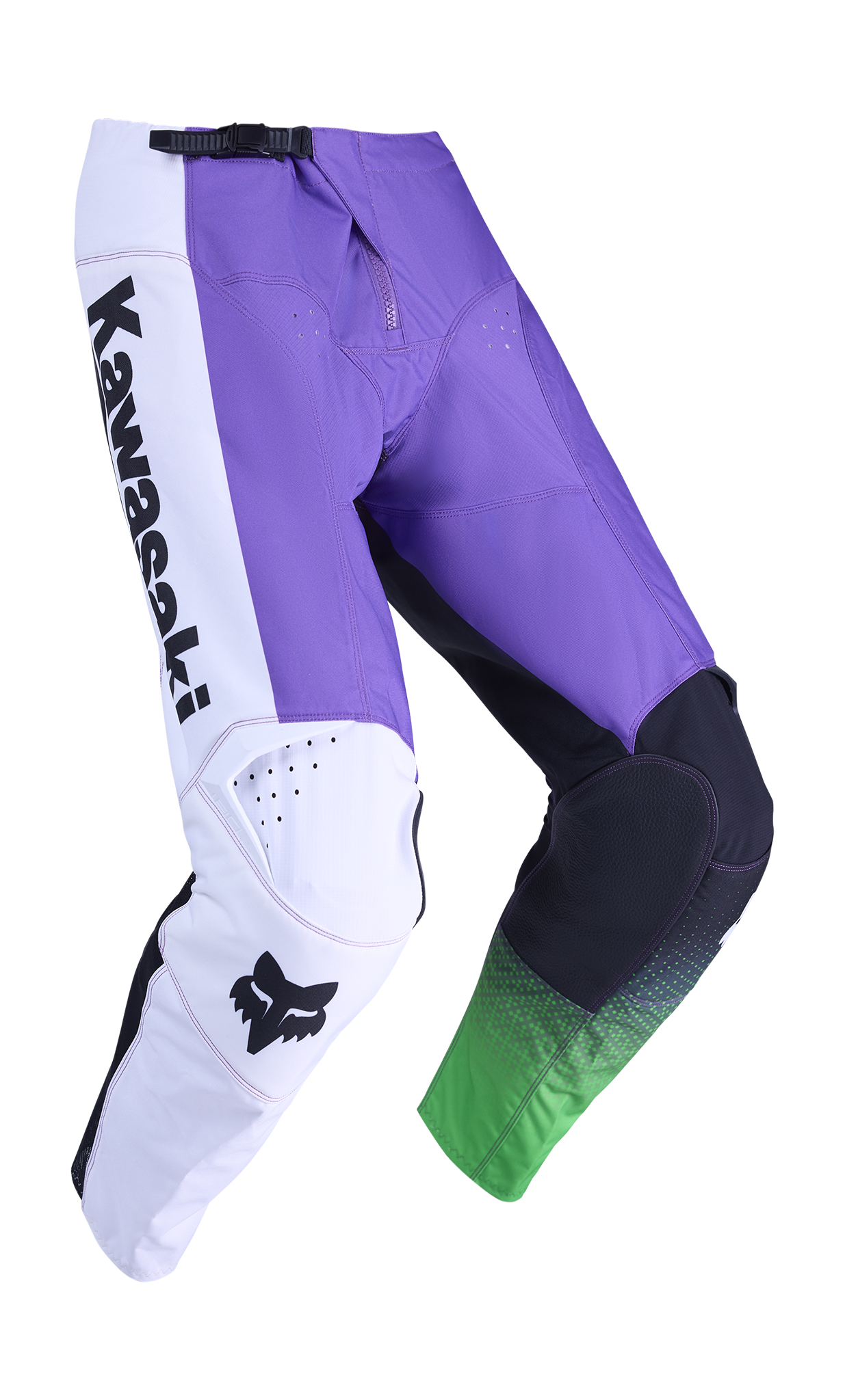 Fox Motocross Pants 2026 180 Kawasaki - Purple / White