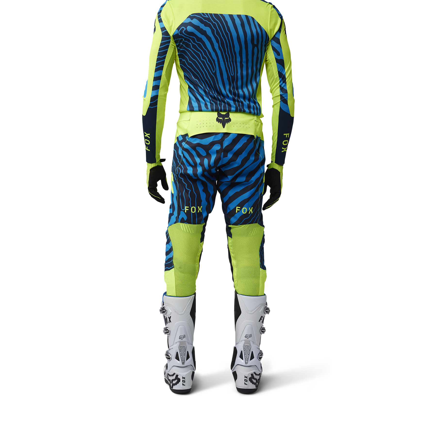 Fox Motocross Pants Flexair Impression - Fluo Yellow