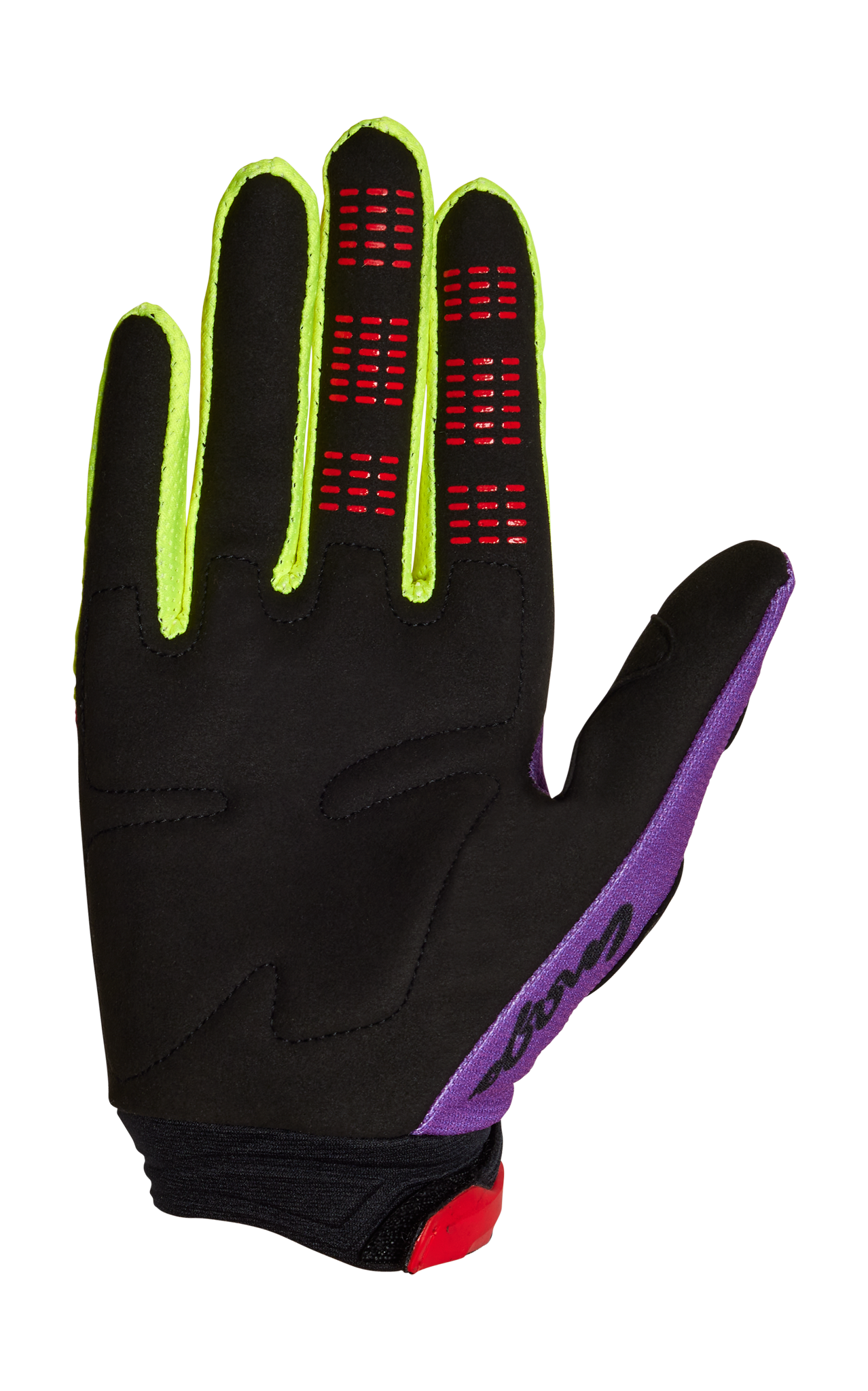 Fox Motocross Gloves 180 Emotion - Fluo Red