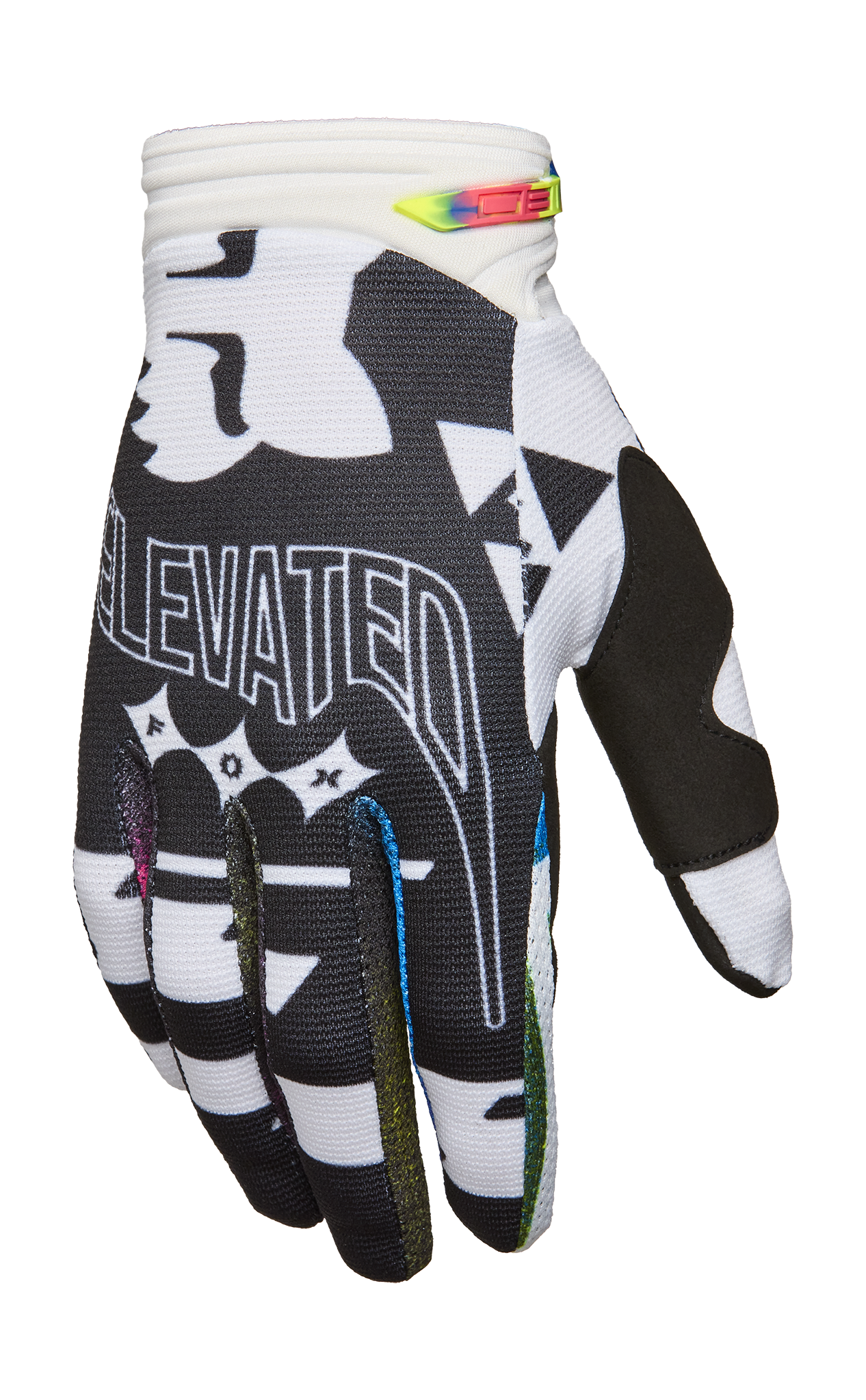 Fox Motocross Gloves 2026 180 Image Cosmo - White / Black