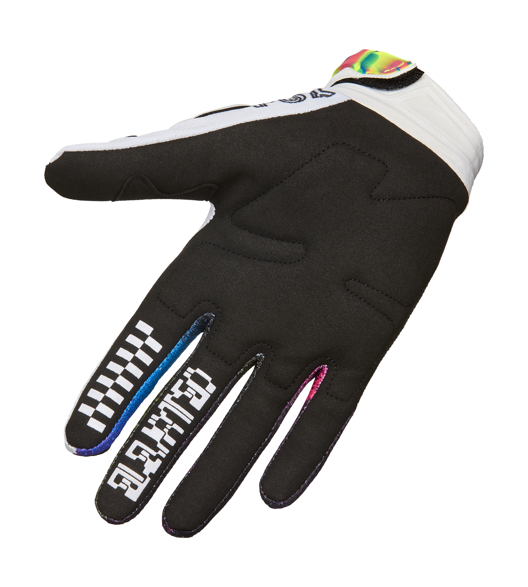 Fox Motocross Gloves 2026 180 Image Cosmo - White / Black