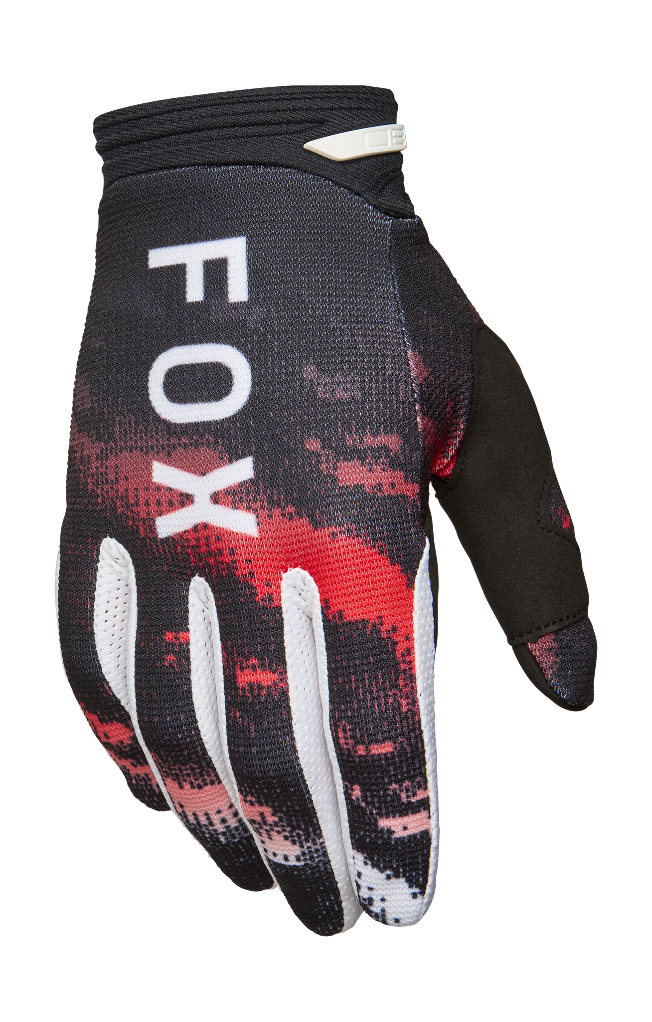 Fox Motocross Gloves 2026 180 Kairos - White / Fluo Red
