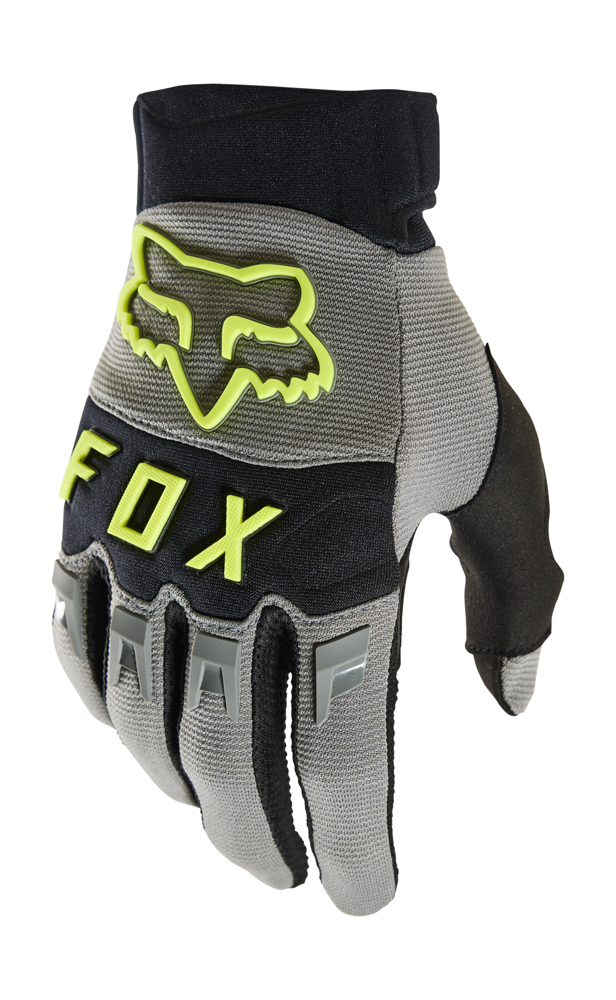 Fox Motocross Gloves Dirtpaw CE - Grey / Yellow