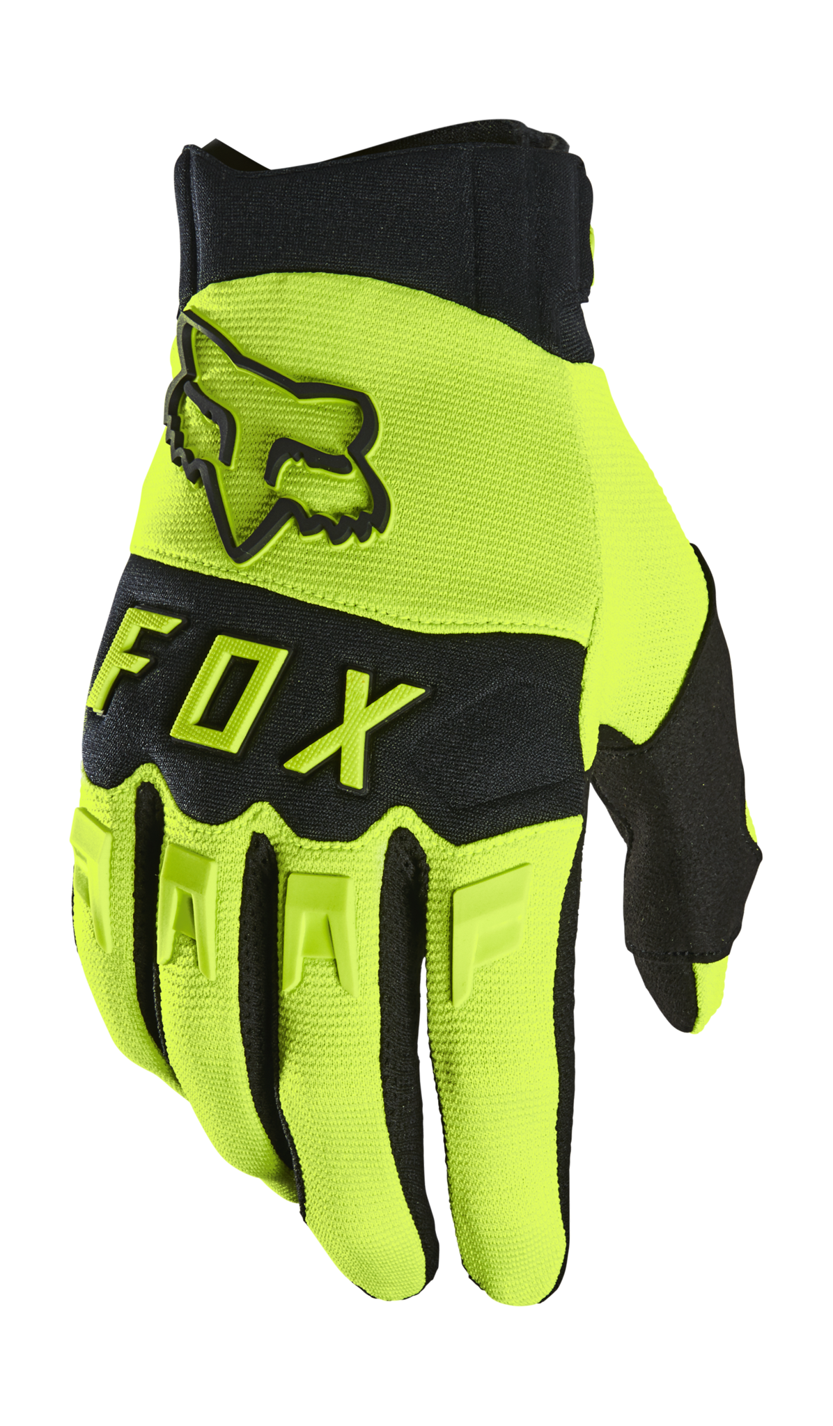 Fox Motocross Gloves Dirtpaw - Fluo Yellow