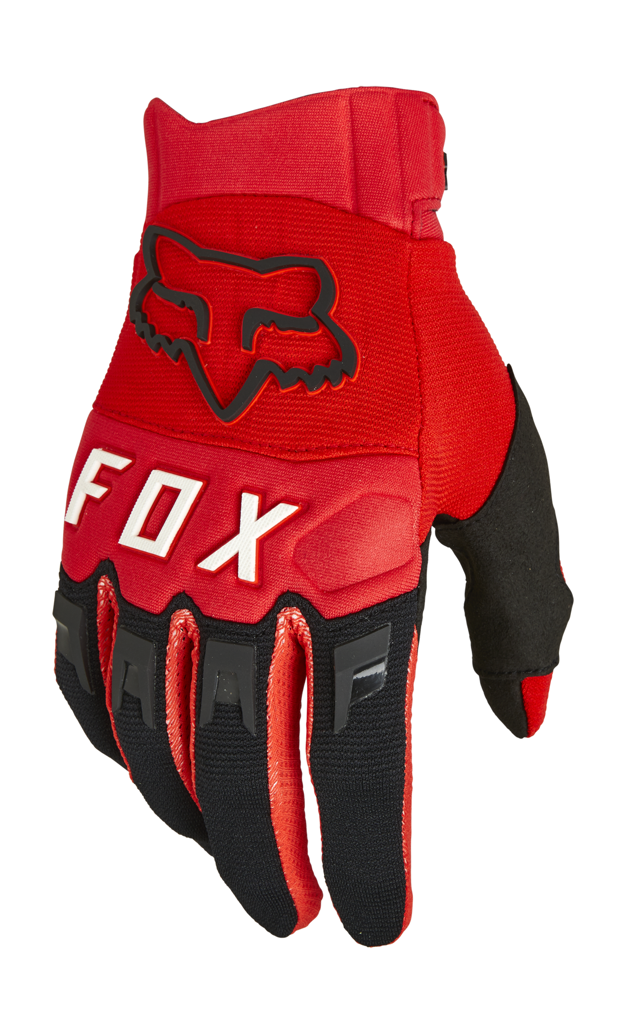 Fox Motocross Gloves Dirtpaw - Fluo Red