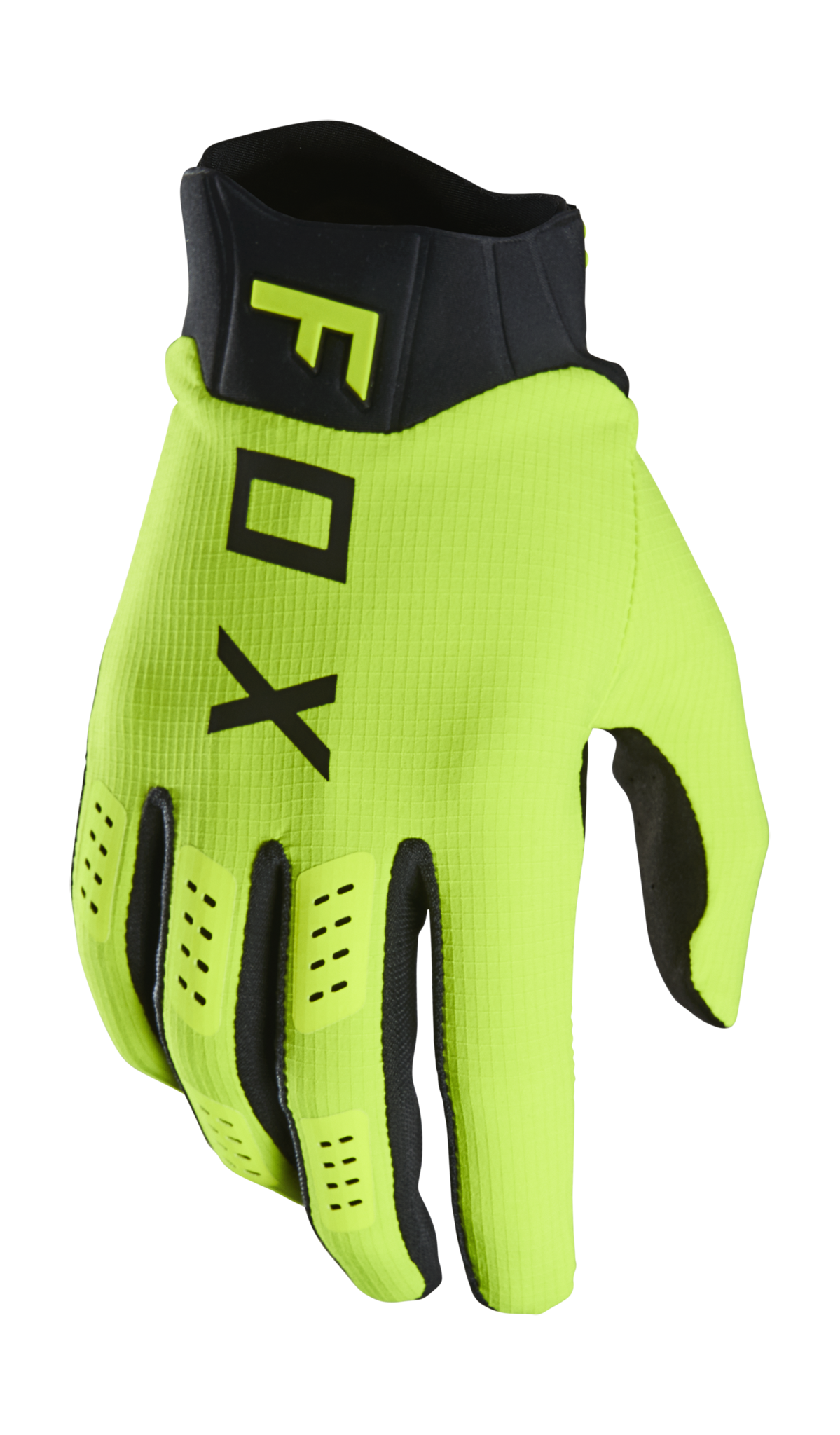 Fox Motocross Gloves Flexair - Fluo Yellow