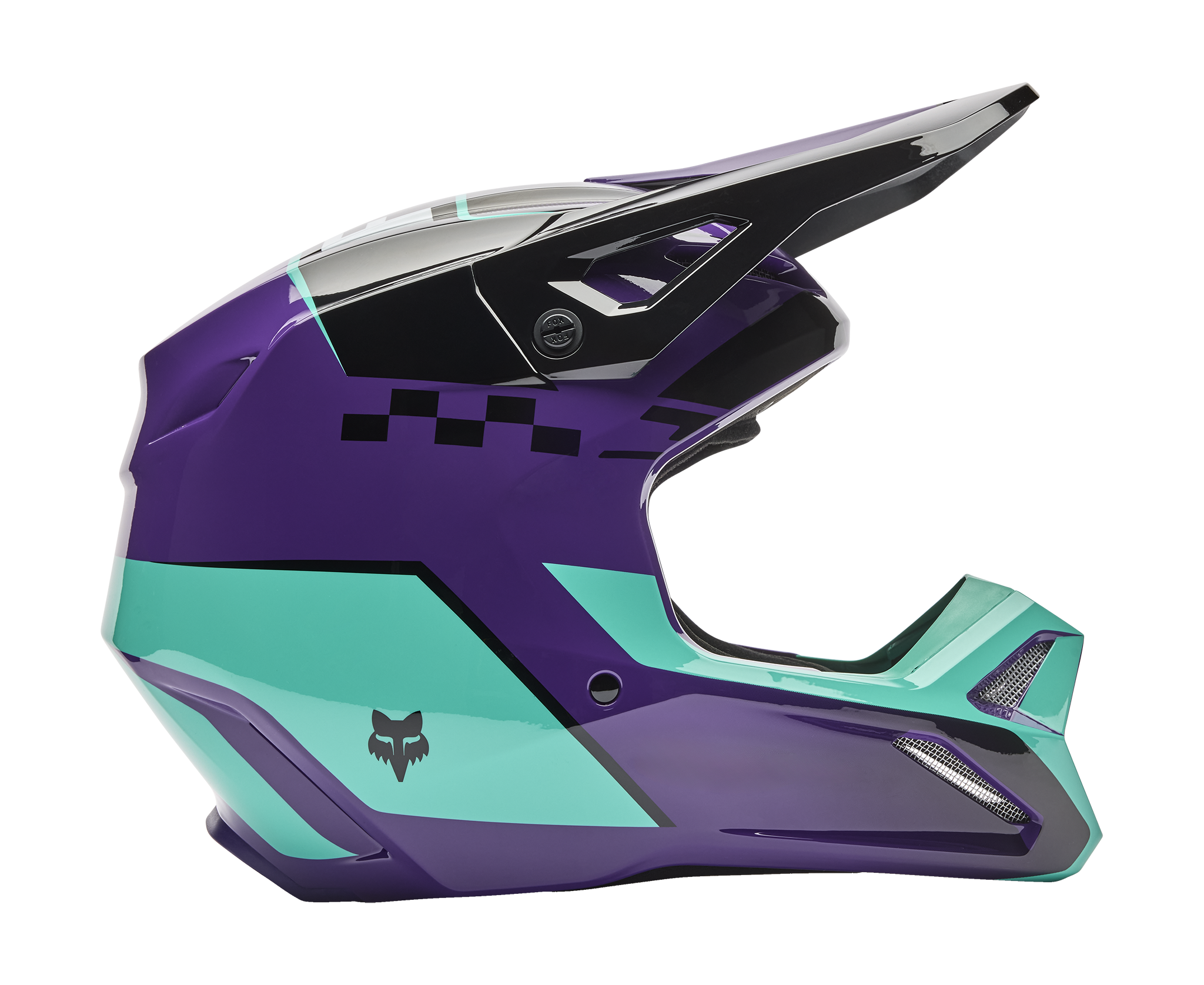 Fox Motocross Helmet V1 Collect - Grape