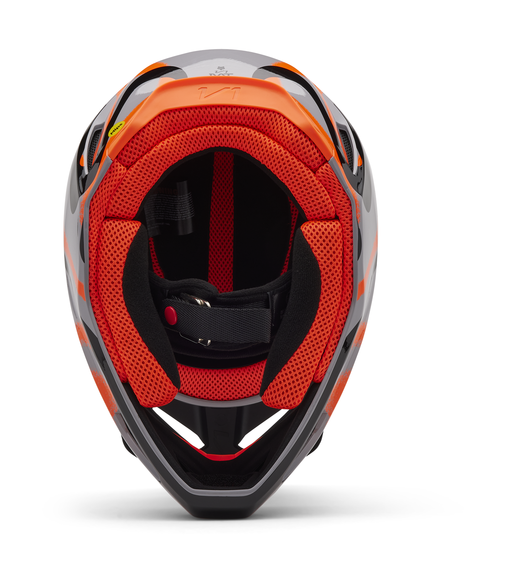 Fox Motocross Helmet V1 Emotion - Steel Grey