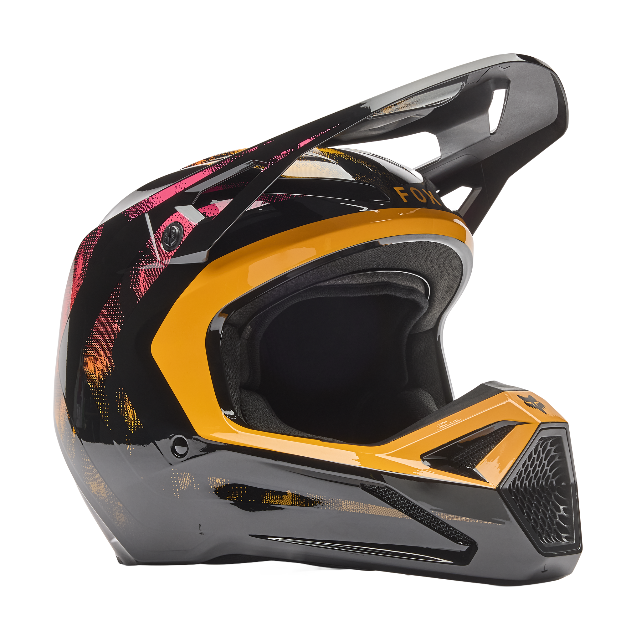 Fox Motocross Helmet V1 Kairos - Tangerine
