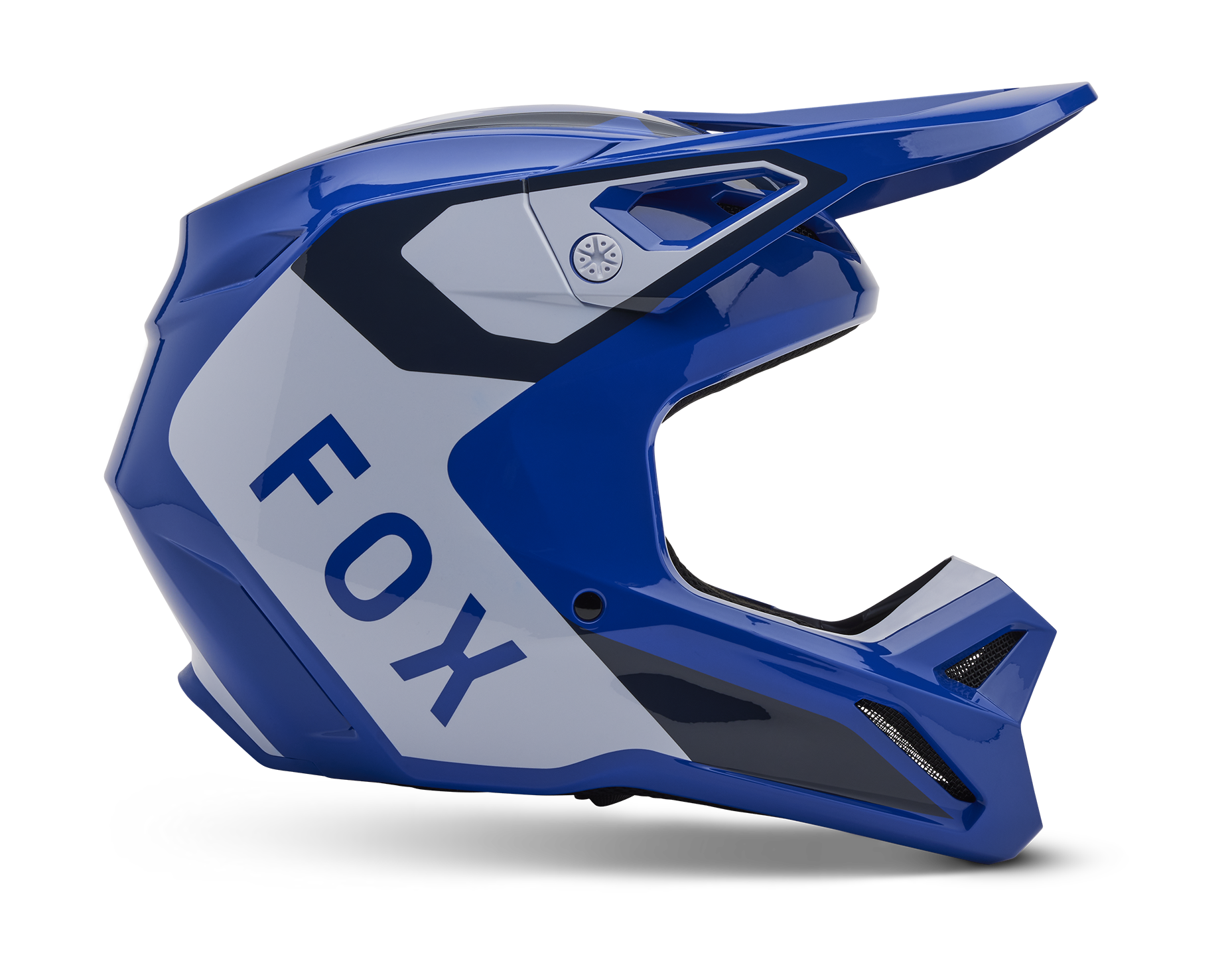 Fox Motocross Helmet V1 Lean - Blue
