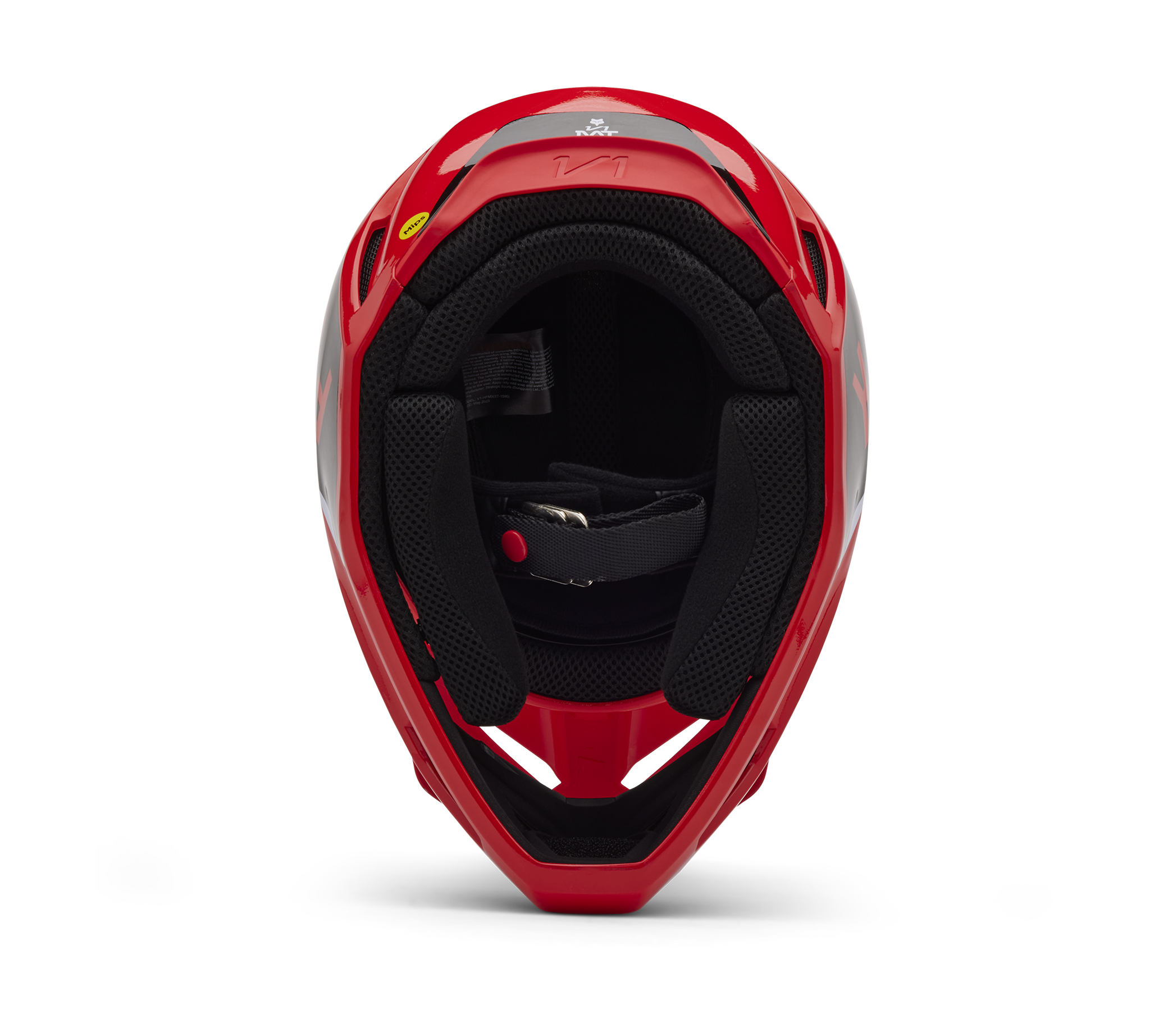 Fox Motocross Helmet V1 Lean - Flo Red