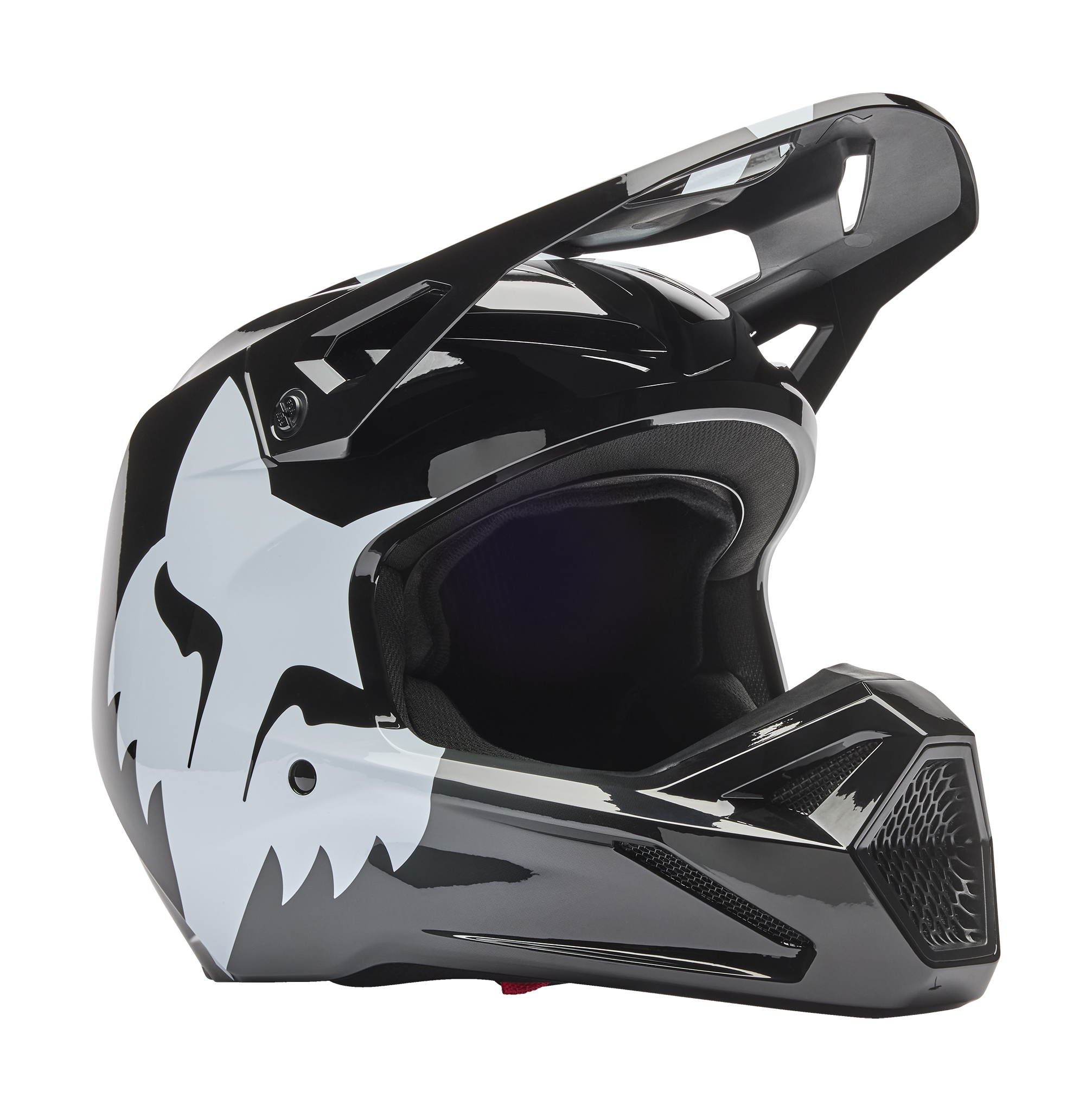 Fox Motocross Helmet V1 Shield - Black