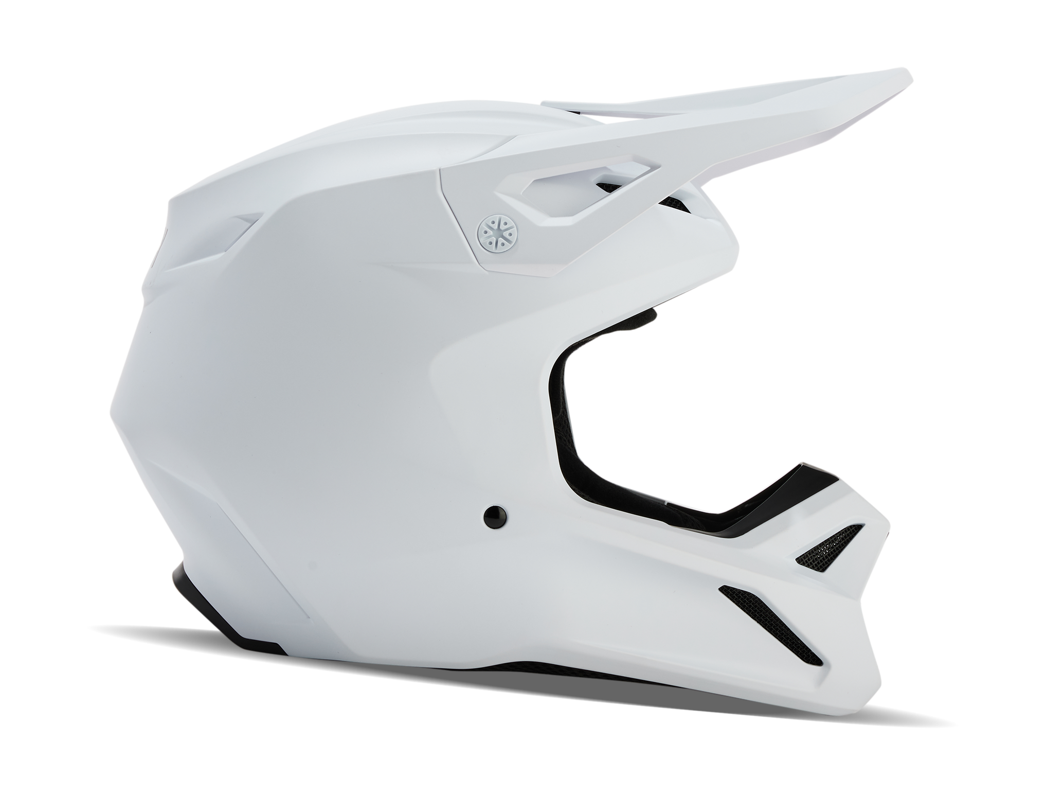 Fox Motocross Helmet V1 Solid - Matte White