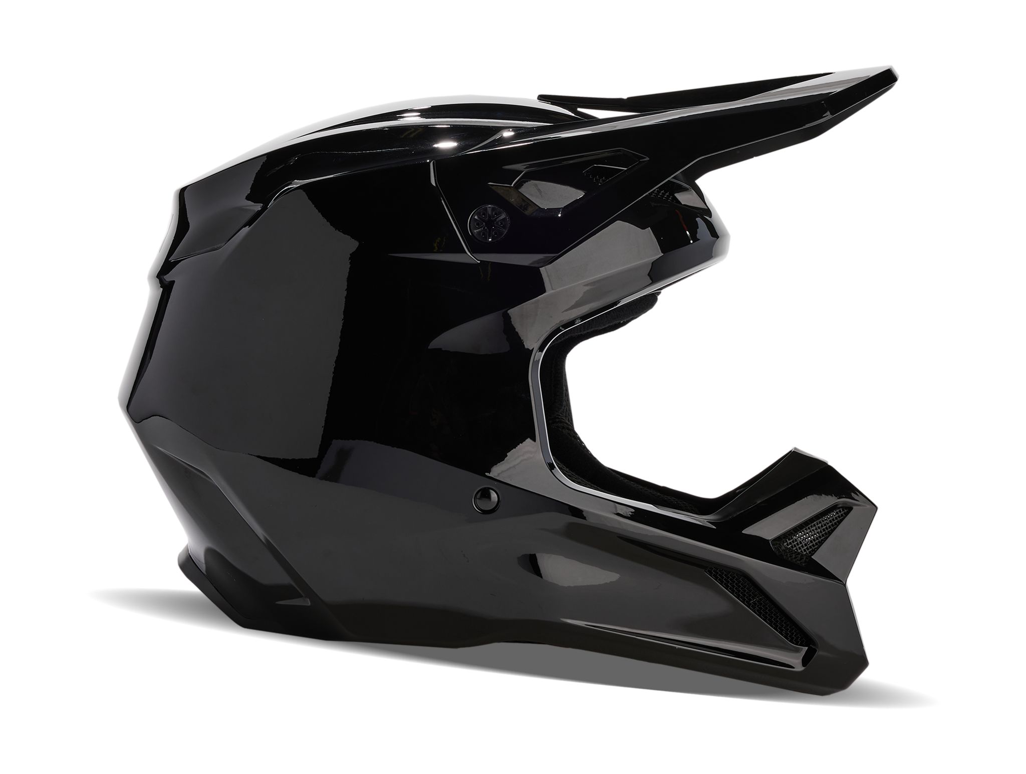 Fox Motocross Helmet V1 Solid - Black