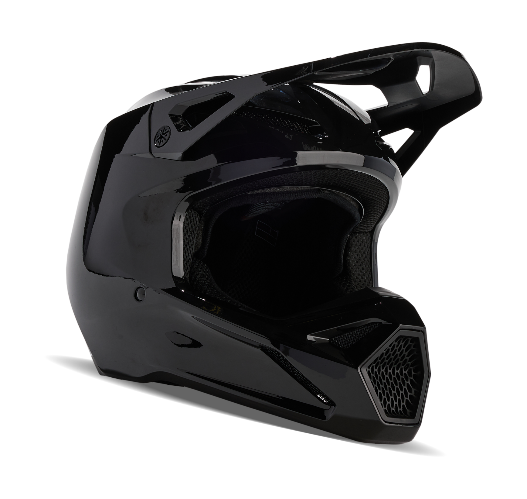 Fox Motocross Helmet V1 Solid - Black